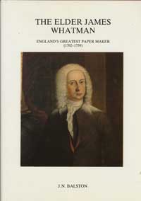 Cover of The Elder James Whatman Volume I
